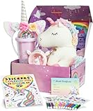 Einhorn Geschenke für Mädchen 3 4 5 6 7 8 Jahren, Einhorn Kuscheltier &...