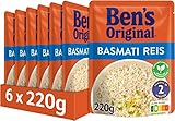 BEN’S ORIGINAL Ben's Original Express Reis Basmatireis, 6 Packungen (6 x...