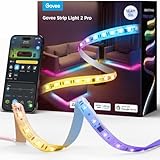 Govee LED Strip Light 2 Pro 5m, Smart RGBIC mit weißes Licht, LED Streifen...