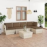 ULUYYUC Salonsofa-Sets L-förmiges Sofa Bistro-Sets6-tlg....