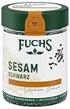 Fuchs Gewürze - Sesam schwarz ganz - nussiges Topping für Bowls, Salate...