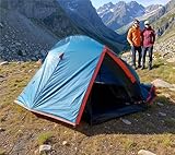 Zelt 2 Personen, Camping Kuppelzelt Einstab Ultraleicht, wasserdicht &...