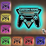 ASD Jewerly Personalisierte Metall Gamer Raum Game Controller Gaming Neon...