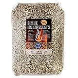 Eiche Pellets 15 kg 30 kg Grill Smoker Holz Pizzaofen BBQ Pellet Outdoor...