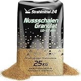 25 KG Nussschalen Granulat 1,7-2,4 mm