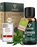 Heldengrün® BIO Lorbeeröl [100% NATURREIN] Zertifiziertes Lebensmittel...