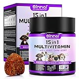 15 in 1 Dog Multivitamin Treats, zur Unterstützung der Gesundheit - Haut,...