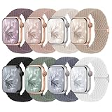 8 Stück Geflochtenes Armband Kompatibel mit Apple Watch 38mm 40mm 41mm...