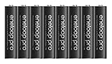eneloop pro 8 Stück (2 x 4er Pack) AAA / Micro Akkus - Min. 930 mAh...