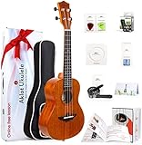 Ukulele Aklot Konzert Ukulele Erwachsene Solides Top Mahagoni Ukelele 23...