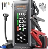 5000A Starthilfe Powerbank mit 150PSI Kompressor, 12V Auto Starthilfe...