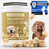 NatiVivo 100 Tablettten hochdosiertes, probiotisches Premium Biotin+Zink...