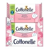 Cottonelle Feuchtes Toilettenpapier, Sensitive Pflegend - Parfümfrei,...