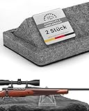 Schützenfilz® Gewehrauflage - 2 Stück - Präzision für Jäger und...