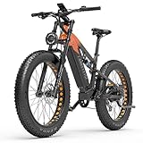 LANKELEISI RV800 Plus E-Bike Mountainbike 26 Zoll für Herren und Damen,...