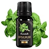 Aromaholik Basilikumöl BIO 100% naturrein – Ätherische Öle für...