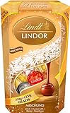 Lindt Schokolade LINDOR Kugeln Mischung | 375 g Cornet | Schokoladen-Kugeln...