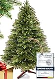 Menz Premium künstlicher Weihnachtsbaum GRÜN 180 cm – Naturgetreuer...