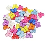 Special Touches Mehrfarbige Glitzer-Schmetterlinge aus Kunstharz, 13 mm, 50...