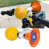 Jiawu Fahrradhupe Fahrradhupe, Metall Fahrradklingel, Metall Gummi Löst...