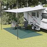 HOMEELIKE Zeltteppich Gr¨¹n 5x2,5 m