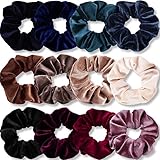 VENUSTE Haargummis Scrunchies für Damen, Premium Samt Haargummis,...