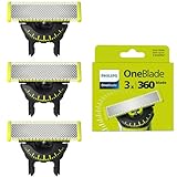Philips OneBlade original 360-Ersatzklingen für alle OneBlade und OneBlade...