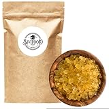 SIVIFOOD Kandiszucker Bruchstücke Safran 400g - goldener Krustenkandis...