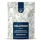 Melatonin Hochdosiert - 400 Tabletten - 0,5 mg Melatonin pro Tagesdosis -...