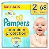 Pampers Premium Protection New Baby Gr.2 Mini 4-8kg Big Pack 68 item