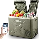 AAOBOSI Kompressor Kühlbox 40L: Elektrische Kühlbox Auto Dual Zone 12/24V...