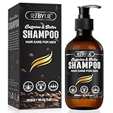 Coffein Shampoo, Koffein & Biotin shampoo für Haarwachstum, Bio Haarwuchs...
