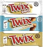 Twix Doppelriegel Mix I 2428g I 3 Sorten I 30 Packungen I Salted Caramel...
