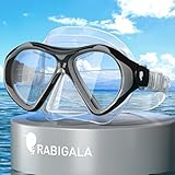 Rabigala Taucherbrille Erwachsene, Verstellbares Silikonband...