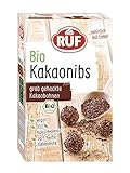 RUF Bio Kakao Nibs, 100% grob gehackte Kakao-Bohnen, mit zart herber...