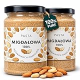 Mandelmus 100% aus gerösteten Mandeln – Reines Mandelpaste ohne...