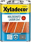 Xyladecor Holzschutz-Lasur 2 in 1, 750ml, grau