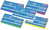 Herlitz Nummernblöcke 1-1000 Nummer 1-1000 50x100 Abrisse | 5000 Sortiert...