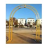 Doppelter Hochzeitsbogen aus Metall, großer Ballonbogenständer für...