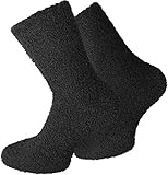 normani 2 Paar Kuschelsocken/Bettsocken/Socken Stripe geringelt mit...