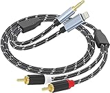 Lightning-auf-Cinch-Kabel, Audio-Aux-Adapter mit 3,5-mm-Audiokabel,...