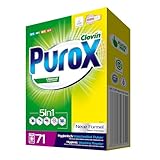 PUROX UNIVERSAL Waschpulver im Karton (71 Waschladungen) – Waschmittel...