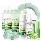 Aloe Vera Skin Care Set Geschenke für Frauen - Skincare Set - Pflegeset...