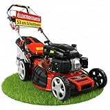 HECHT 5-IN-1 Benzin Rasenmäher – leistungsstarker 4 Takt Eco Motor 4,4...