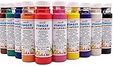 Fingermalfarbe 10er Set je 250ml Farbe Fingermalfarbe vom Hersteller €...