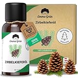 Emma Grün® Bio Zirbenöl [100% NATURREIN] - Echtes Zirbelkiefer Öl 30ml...