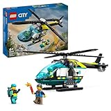 LEGO City Rettungshubschrauber, Hubschrauber-Spielzeug für Kinder,...