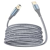 ANMIEL Druckerkabel 5M,USB-Druckerkabel, Hochgeschwindigkeits-USB...