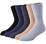 Justay Comf 5 Paar Kuschelsocken Herren Bettsocken Kuschel Flauschig Weiche...