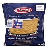 Barilla Spaghetti n. 5, 3er Pack (3 x 5 kg = 15kg) Teigwaren aus...